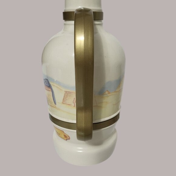 Vintage Braumeister-Krug Ceramic Beer Stein Jug Pitcher Plastic Handle Flip Top - Picture 5 of 16